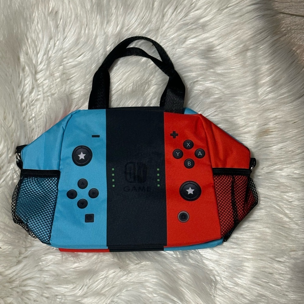 Colorful Gaming Console insulated lunch bag.